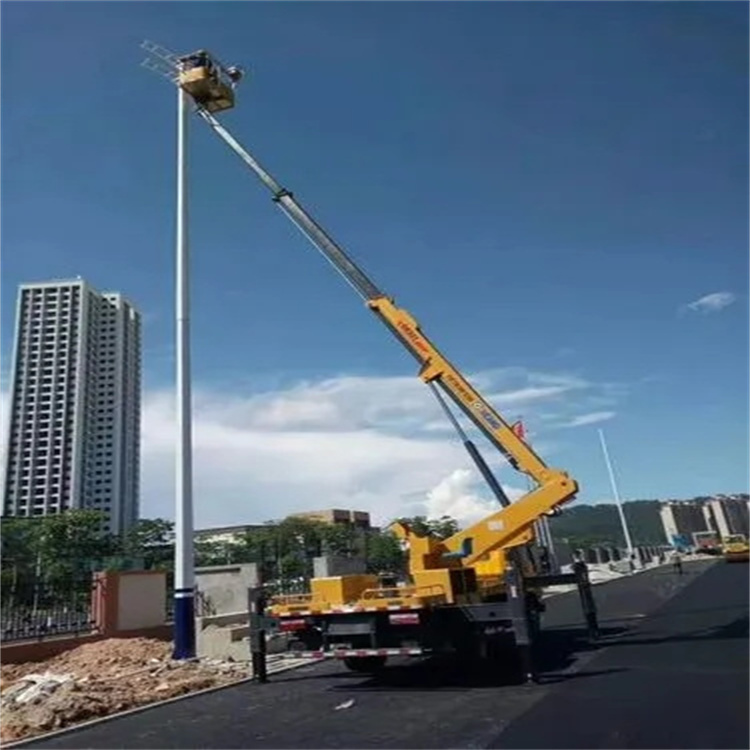 叉河镇维修路灯的曲臂升降车出租